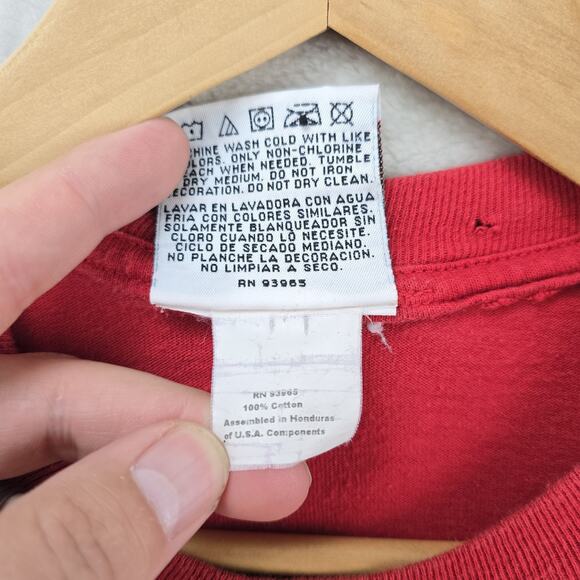 Vintage Jeff Gordon Winners Circle Mens Shirt Red Double Sided NASCAR Racing #24 - Picture 6 of 13